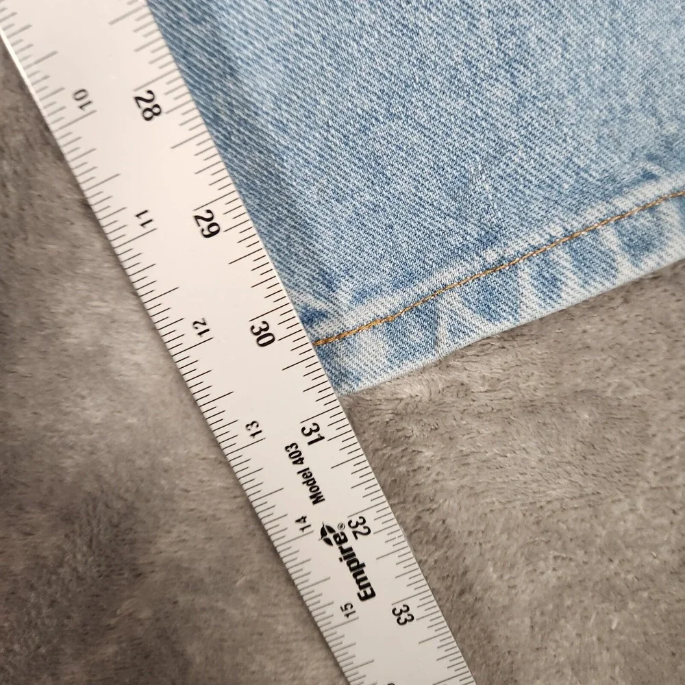 Vintage Eddie Bauer Jeans Men's 37X31 (Tag‎ 38X30) Tapered Leg Blue Denim Pants